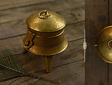 Ahar ✽ Brass ~ Paan Daan { 5" x 5" x 6" Small }